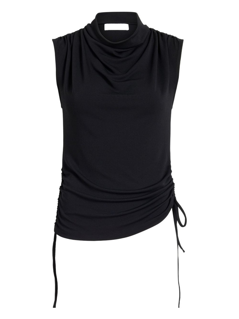 Elna cowl-neck drawstring top 1