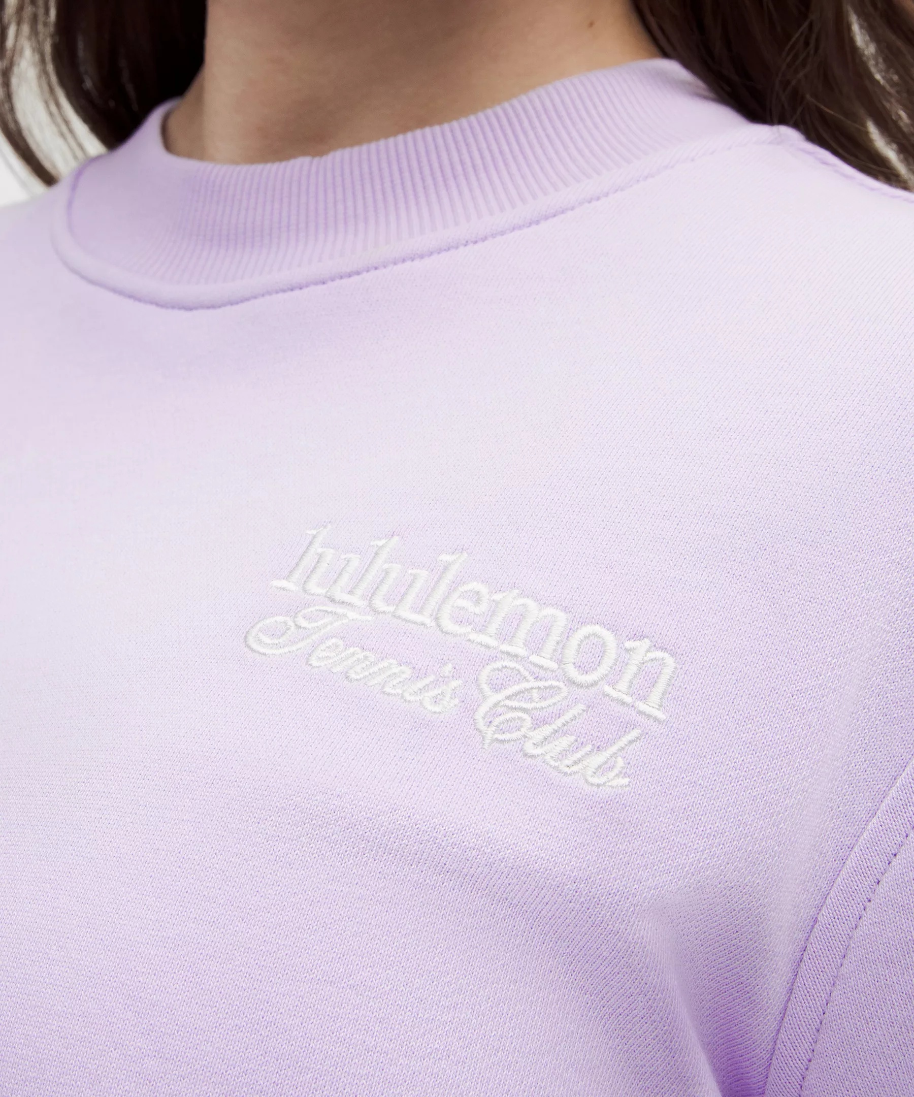 Cotton French Terry Crewneck Pullover *Tennis Club - 6