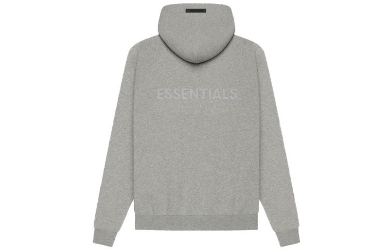 ESSENTIALS Fear of God Essentials SS21 Pullover Hoodie 'Dark Heather Oatmeal' FOG-SS21-609 outlook