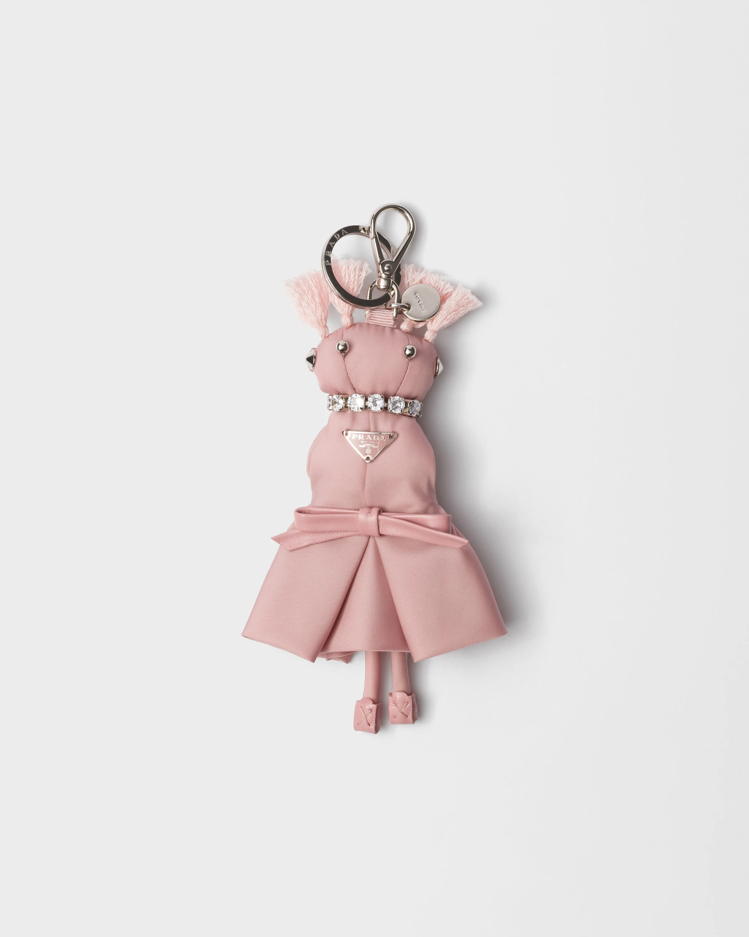Re-Nylon Teddy keychain charm - 1