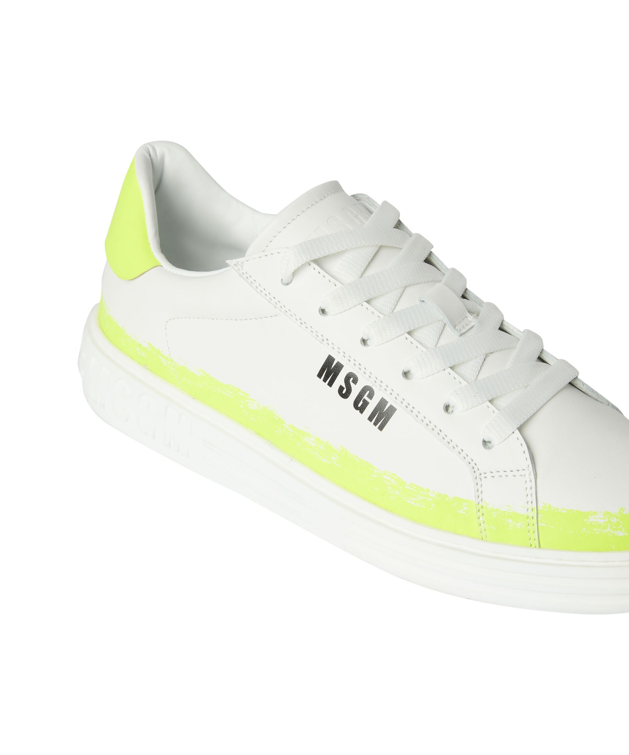 "Iconic" sneakers with brushed effect print - 4