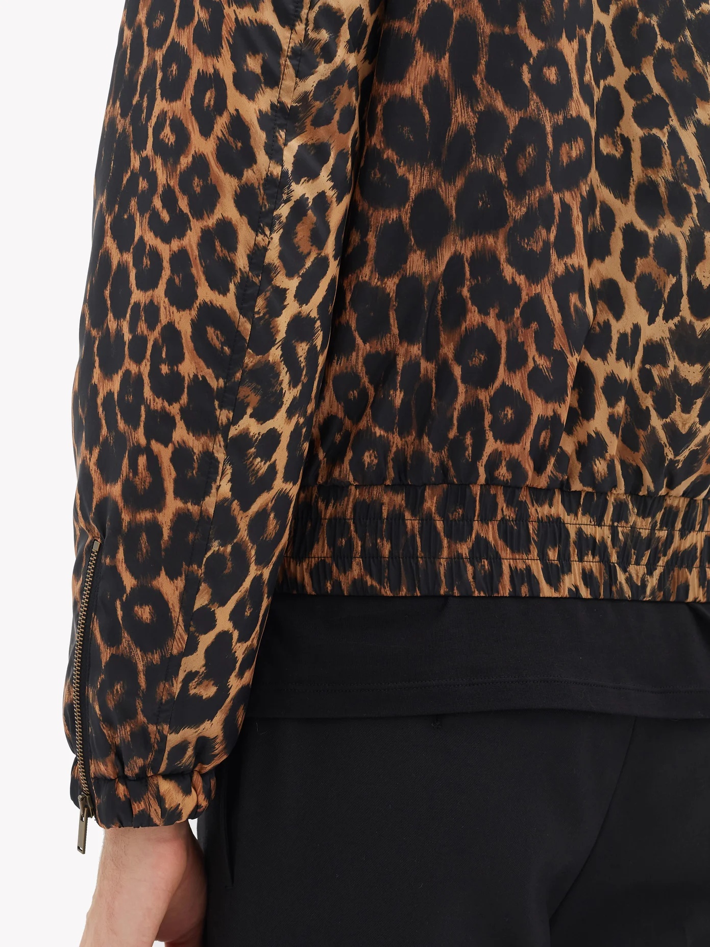 Leopard-print bomber jacket - 4