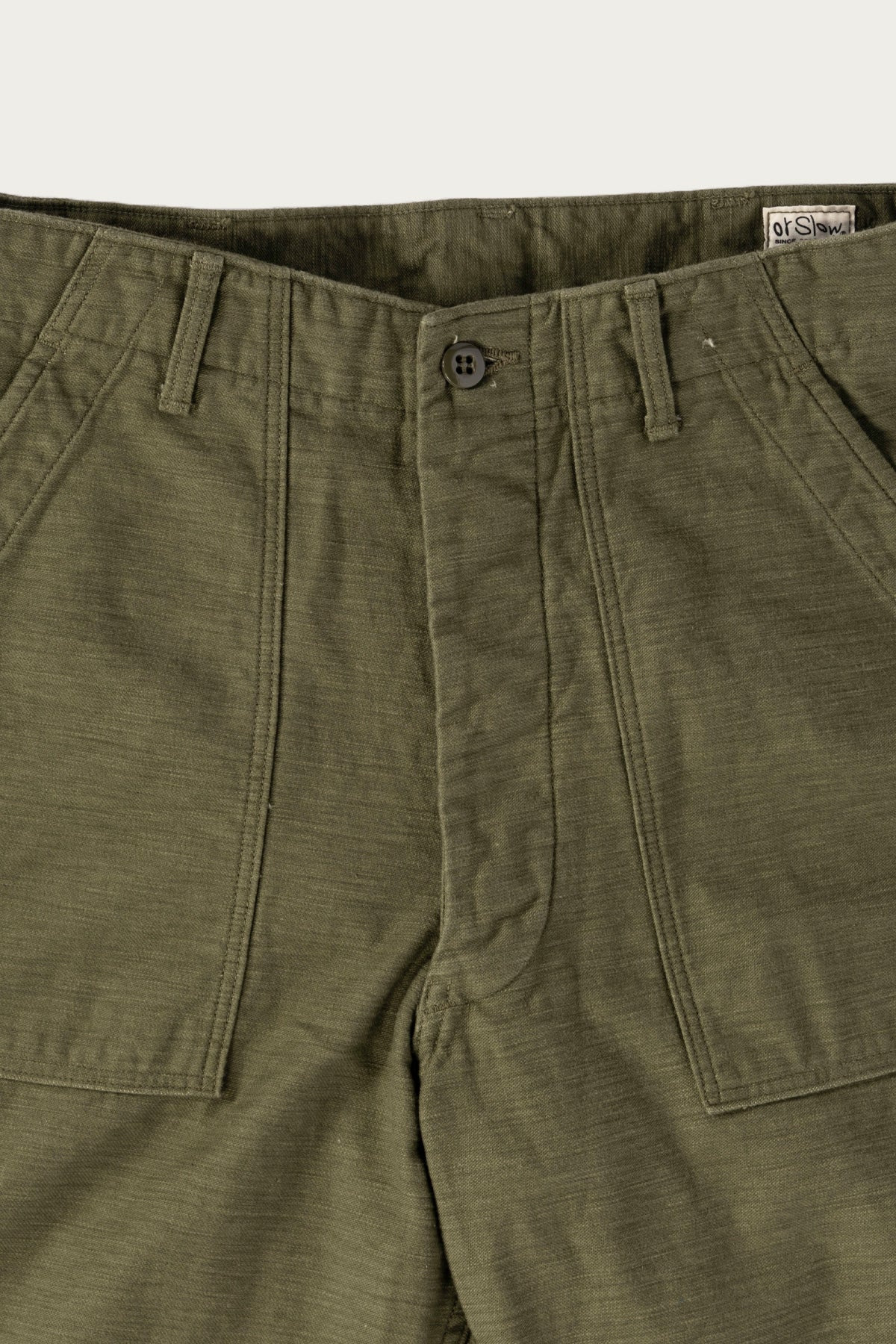 Vintage Fit Fatigues - Dark Olive - 4