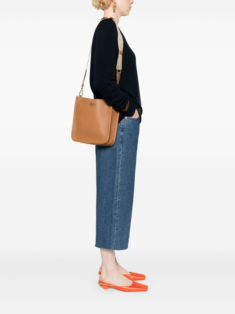 Prada triangle-logo cross body bag outlook