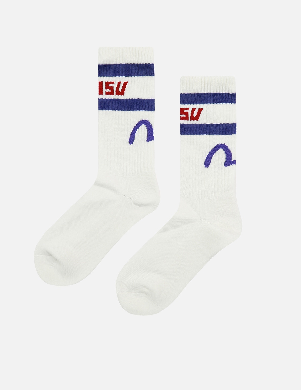 THREE-PACK SEAGULL AND LOGO JACQUARD LONG SOCKS - 2