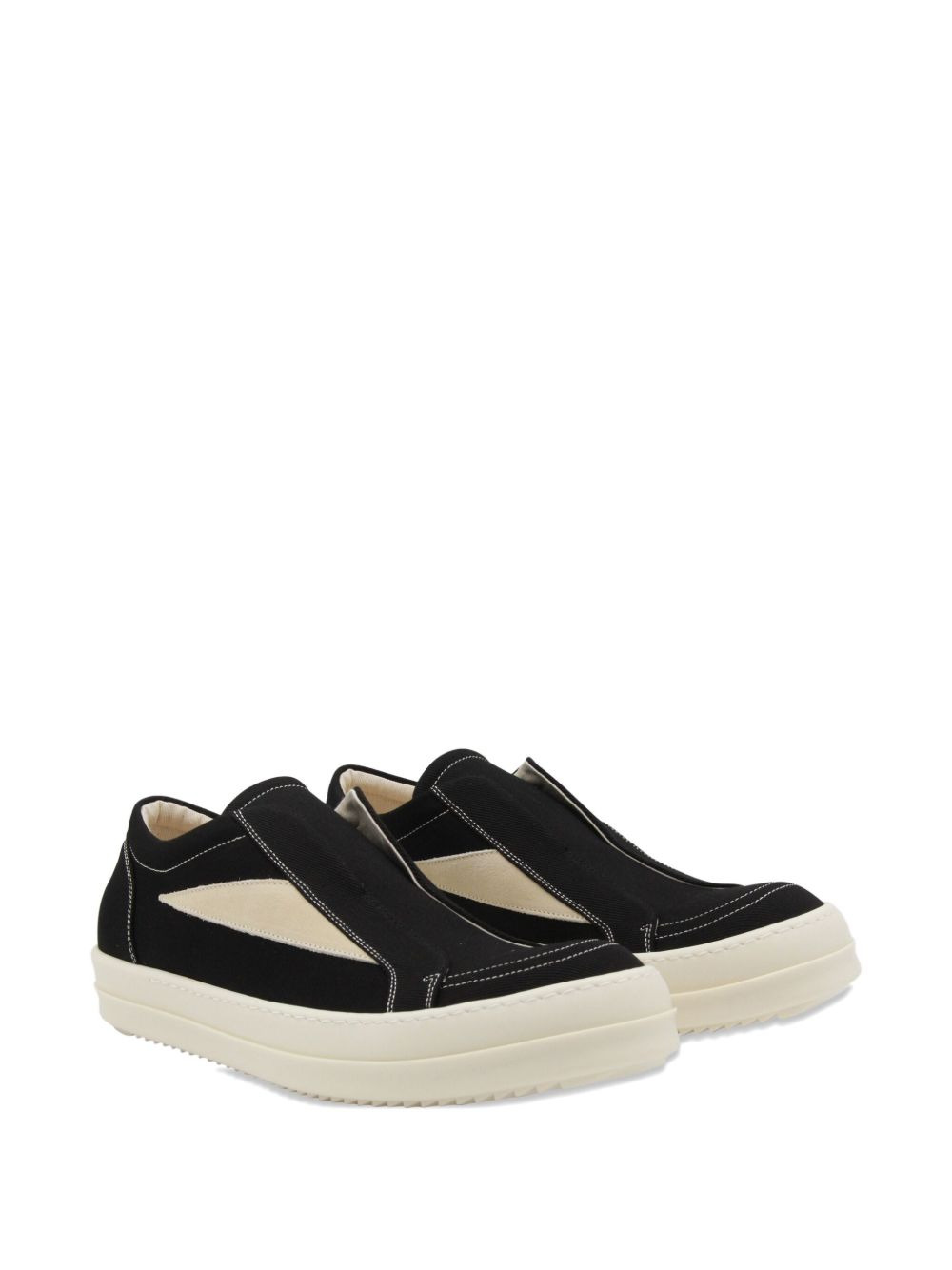 panelled slip-on sneakers - 2