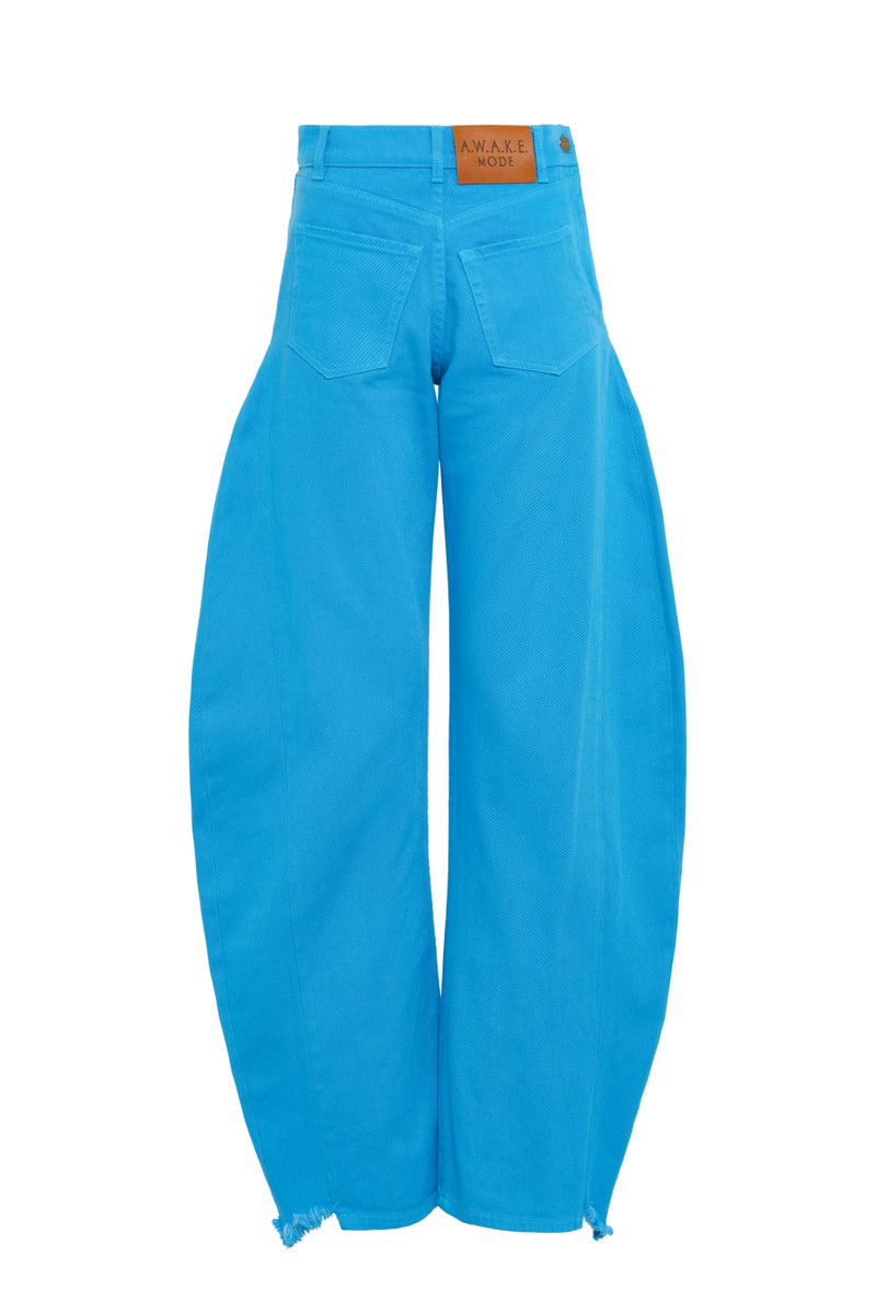 MIRROR JEANS WITH SIDE INSERTS BRIGHT BLUE 3