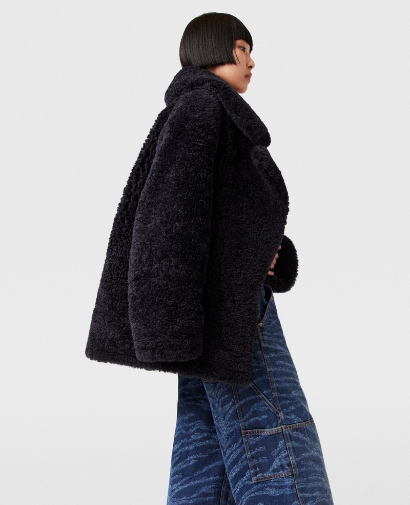 Stella McCartney Belted Plush Teddy Jacket outlook