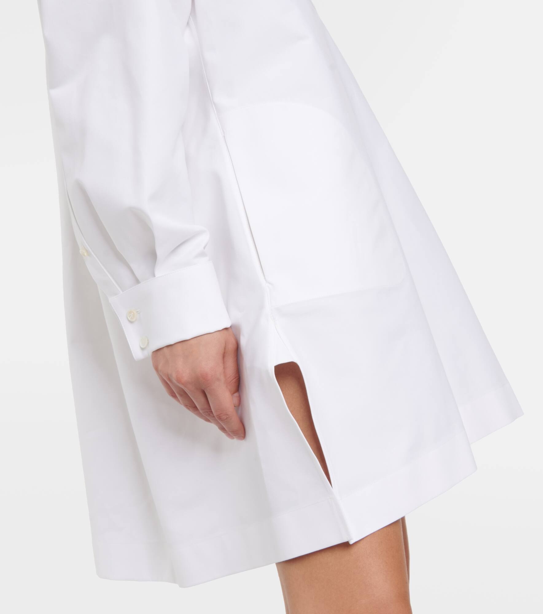 Cotton poplin minidress - 5