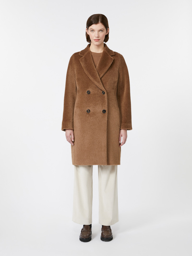 ROSETO Wool and alpaca midi coat 3