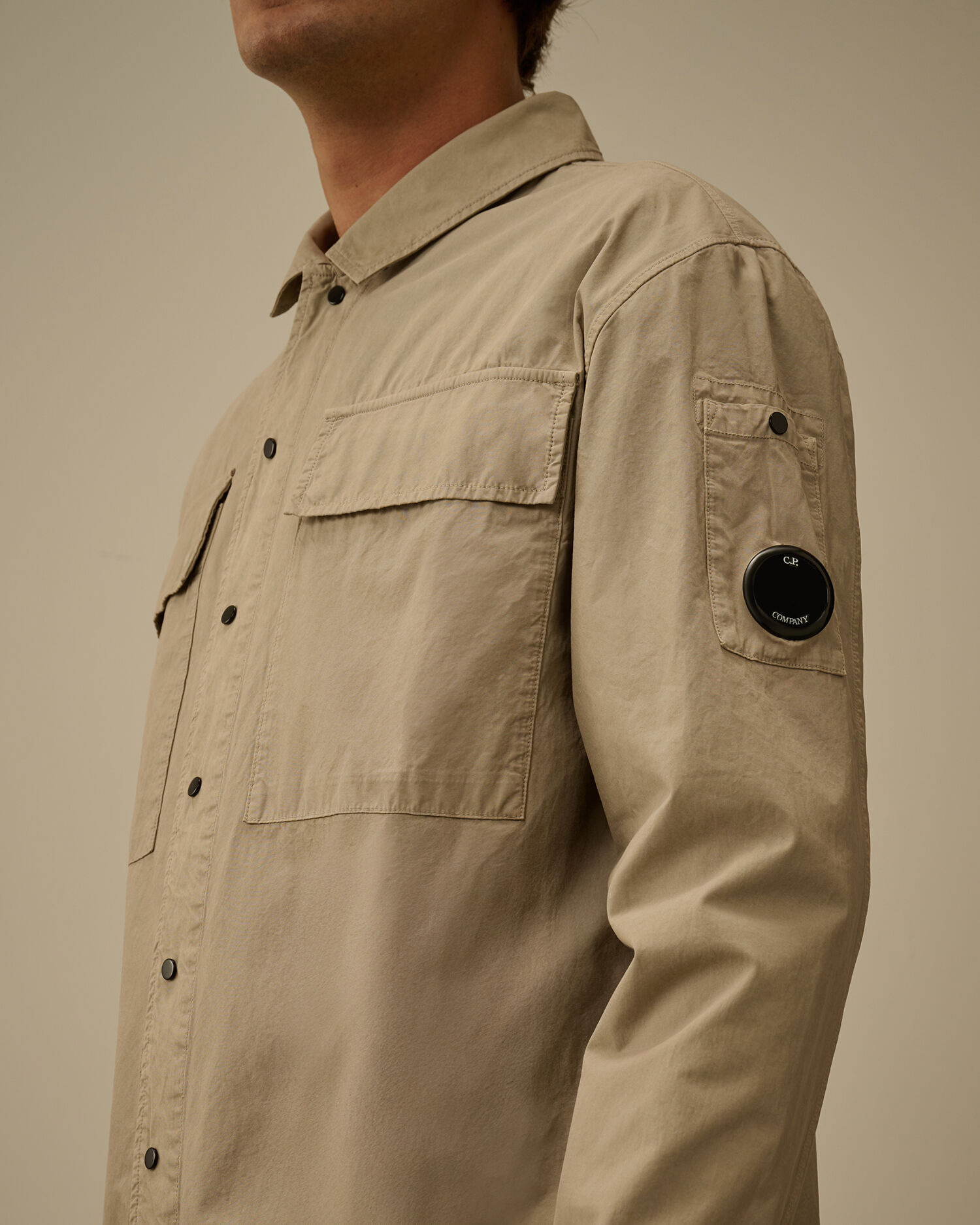 Microreps Peached Lens Button Overshirt - 5