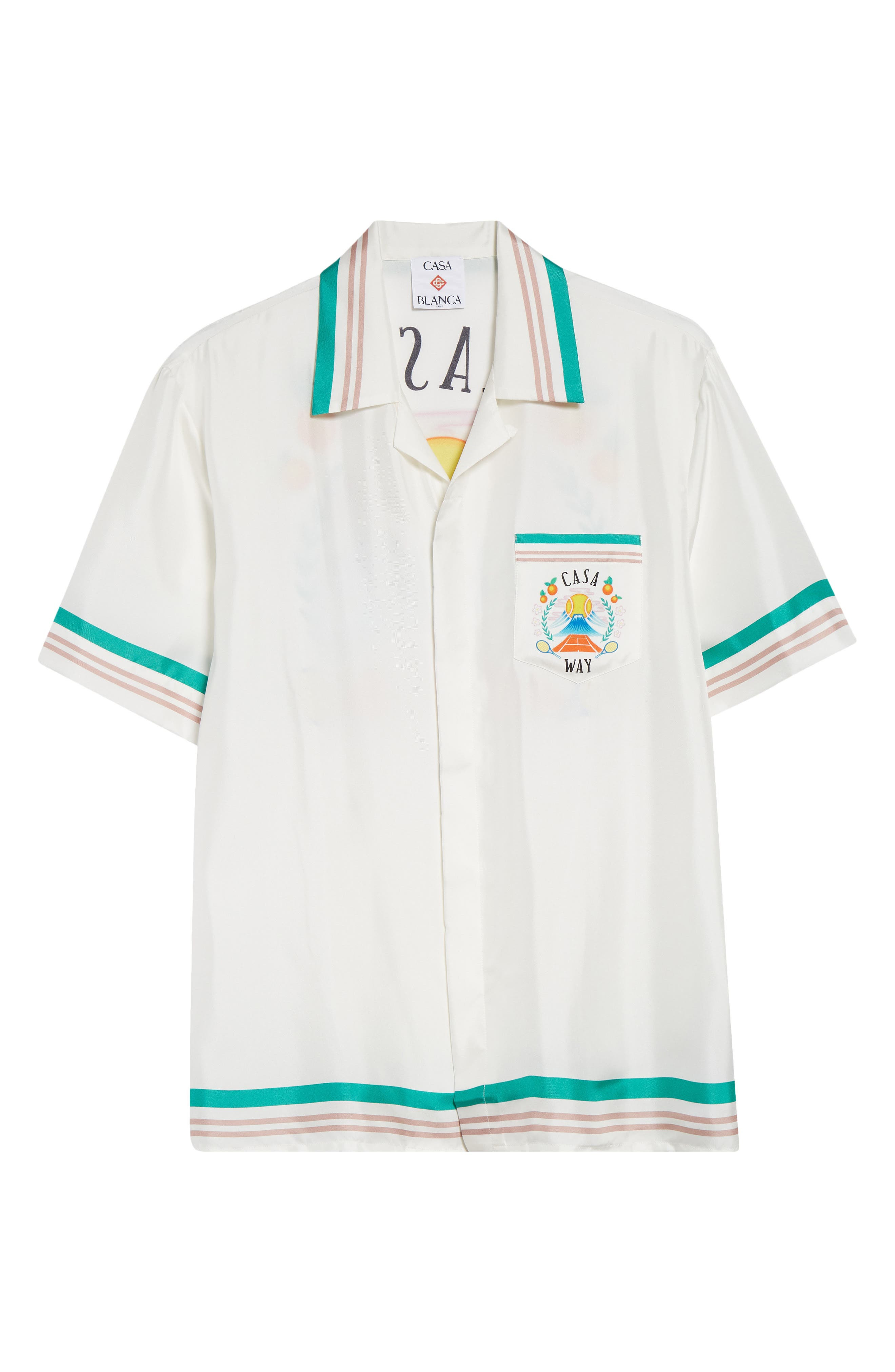 Casablanca Casa Way Silk Camp Shirt at Nordstrom - 6