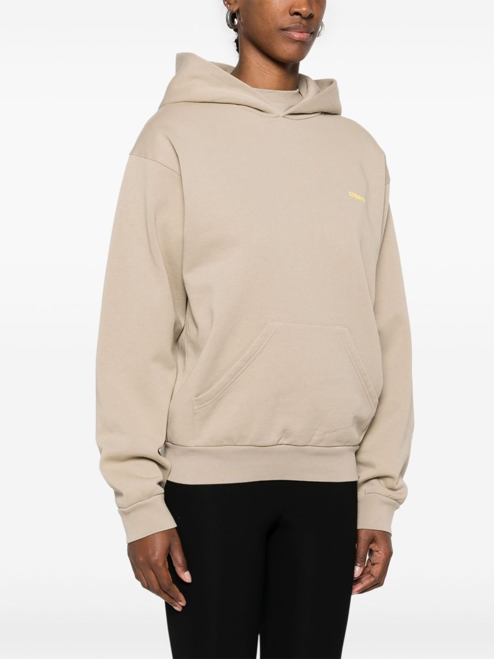 logo-print hoodie - 3