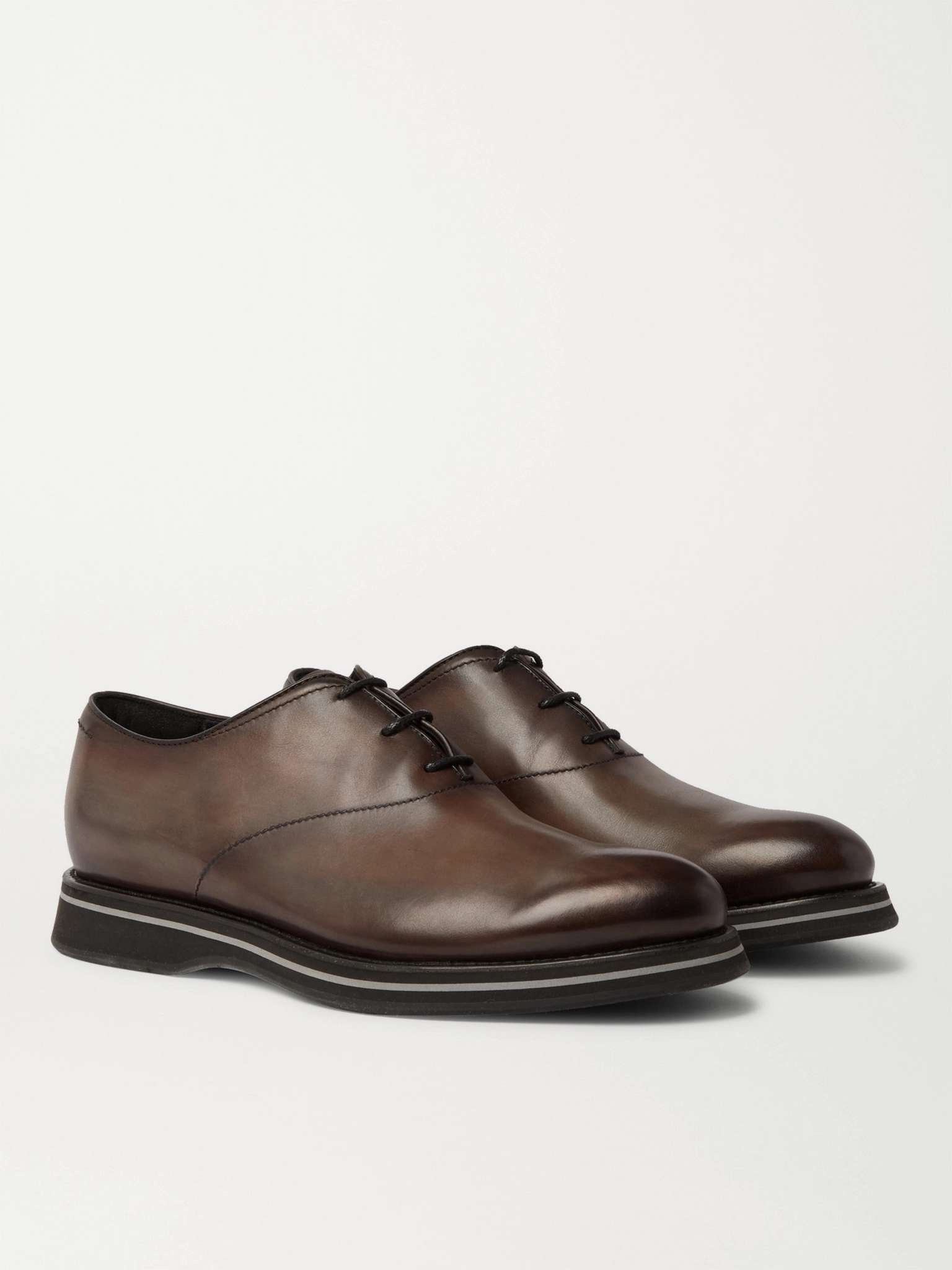 Alessio Padova Venezia Leather Oxford Shoes - 4