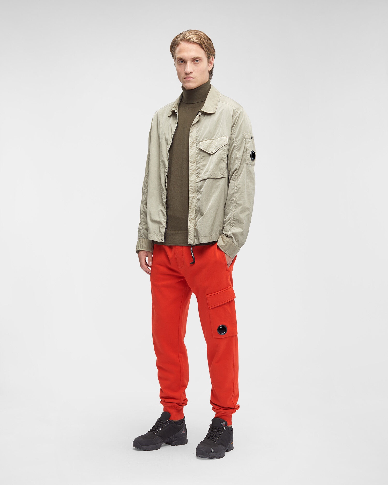 C.P. Company Extafine Merino Wool Roll Neck Knit | REVERSIBLE