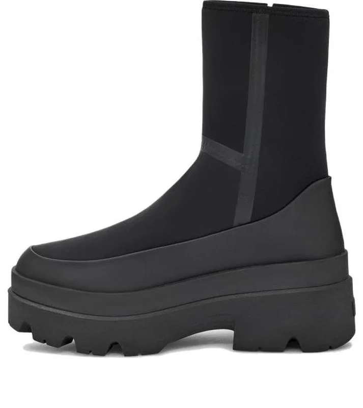 (WMNS) UGG Brisbane Mid Boot 'Black' 1143843-BLK - 1