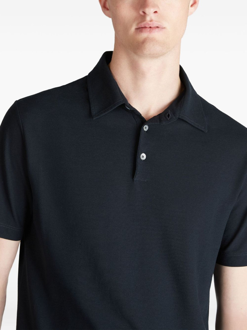 short-sleeve cotton polo shirt 5
