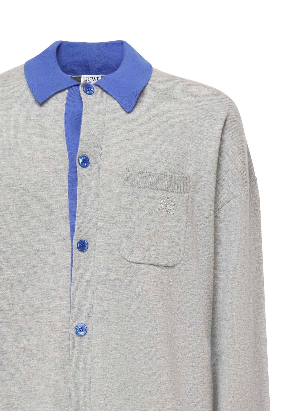 polo-neck cardigan - 3
