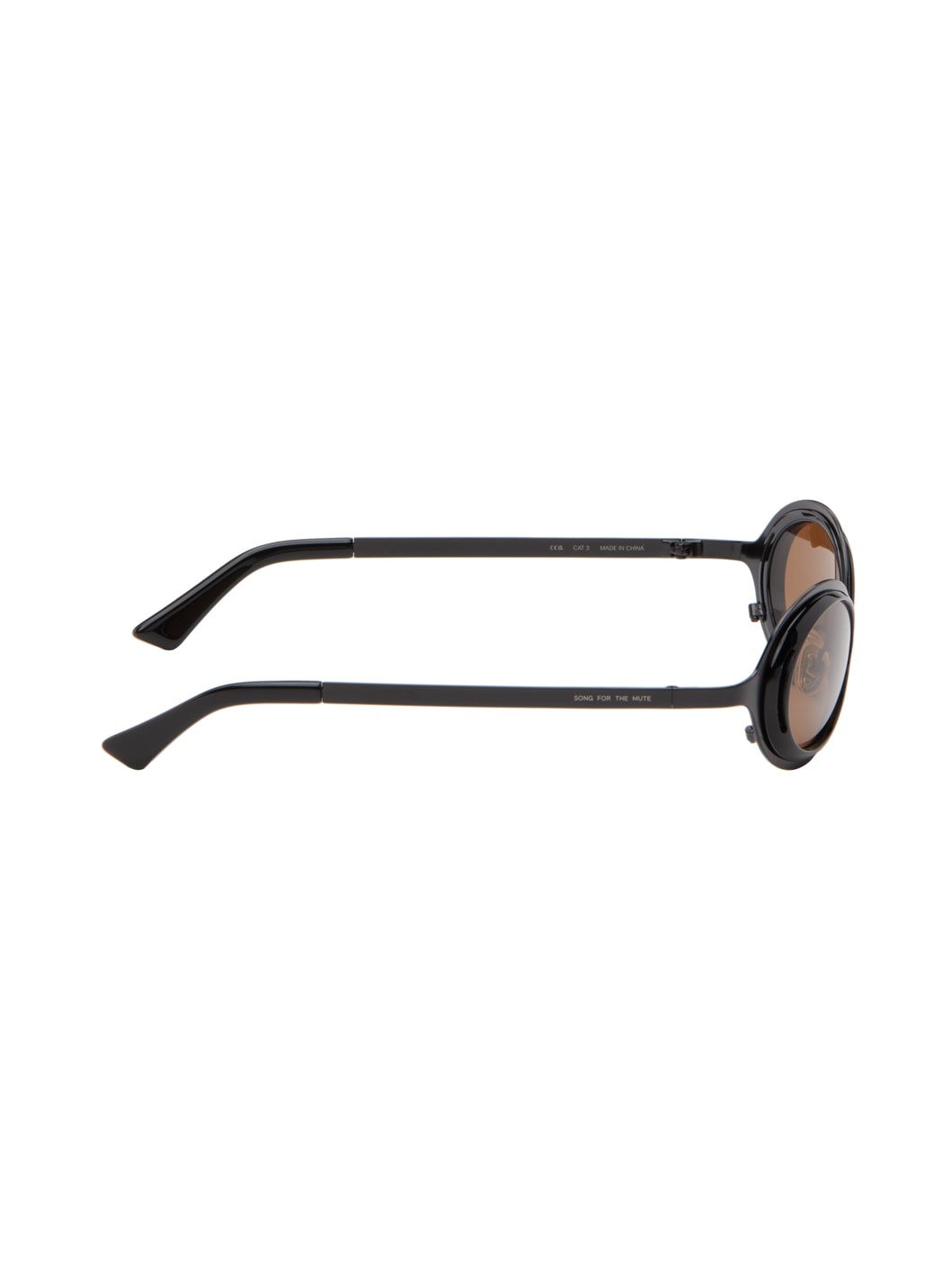 SSENSE Exclusive Black 'The Goggle' Sunglasses - 2