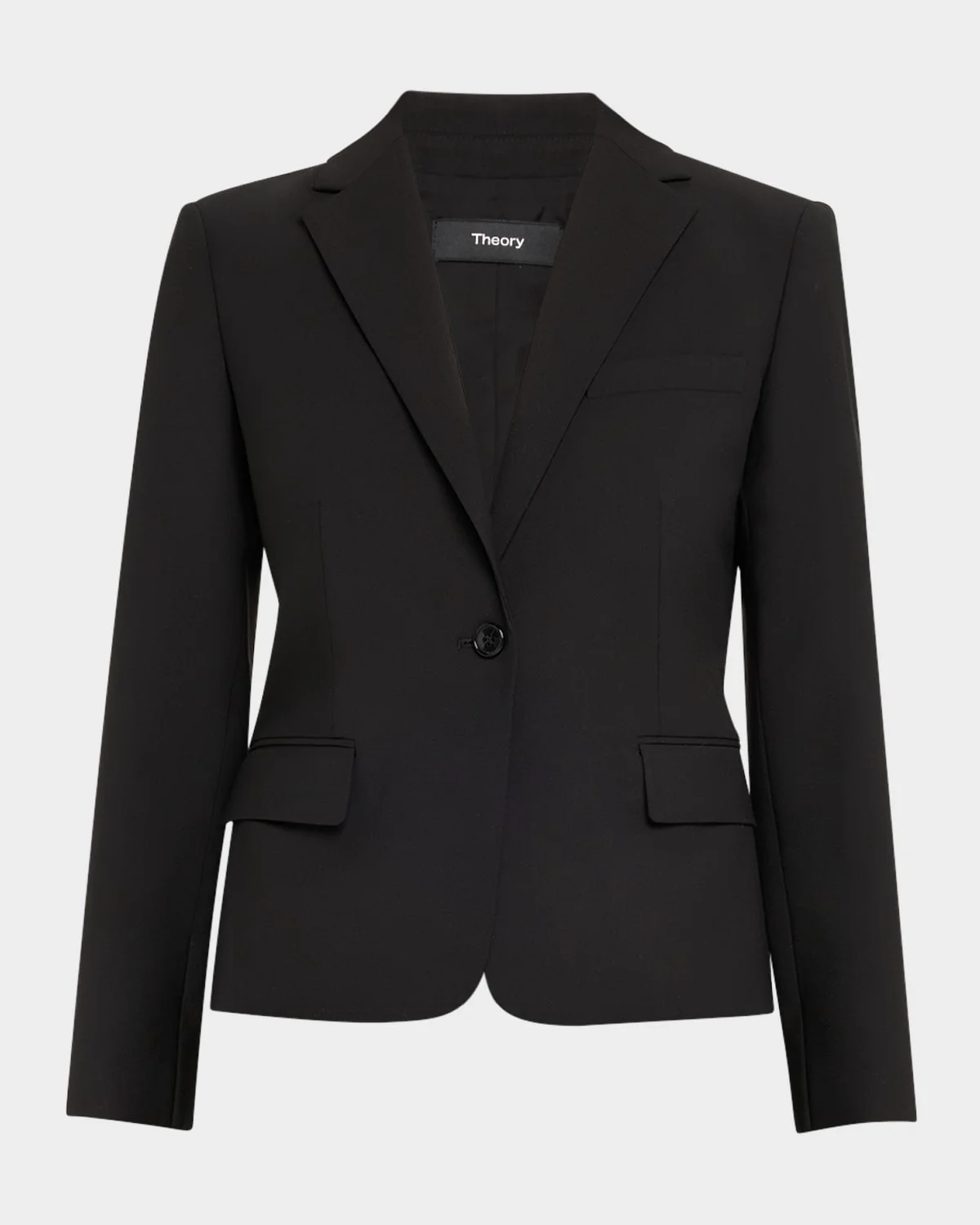 Slim One-Button Jacket - 1