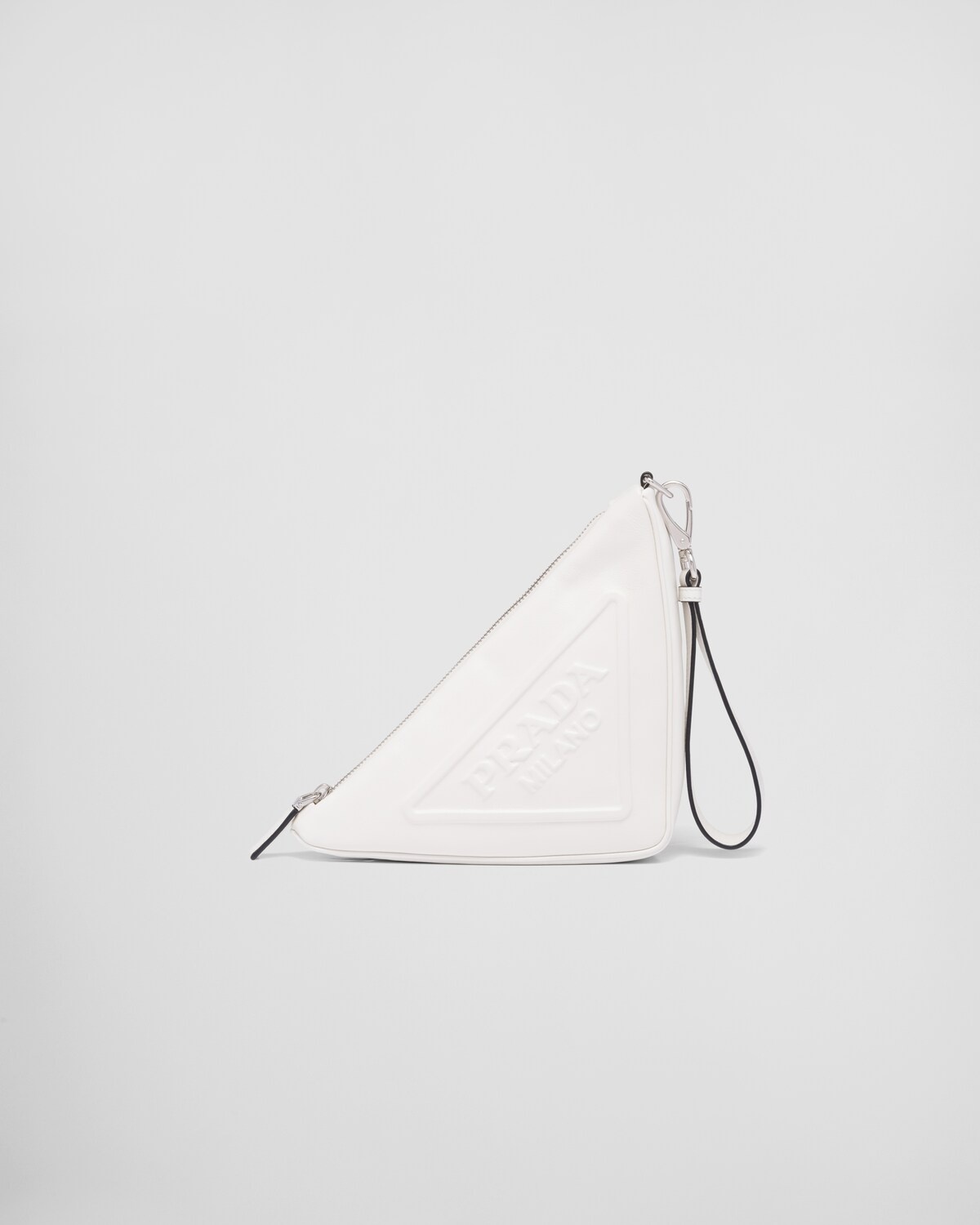 Leather Prada Triangle pouch - 1