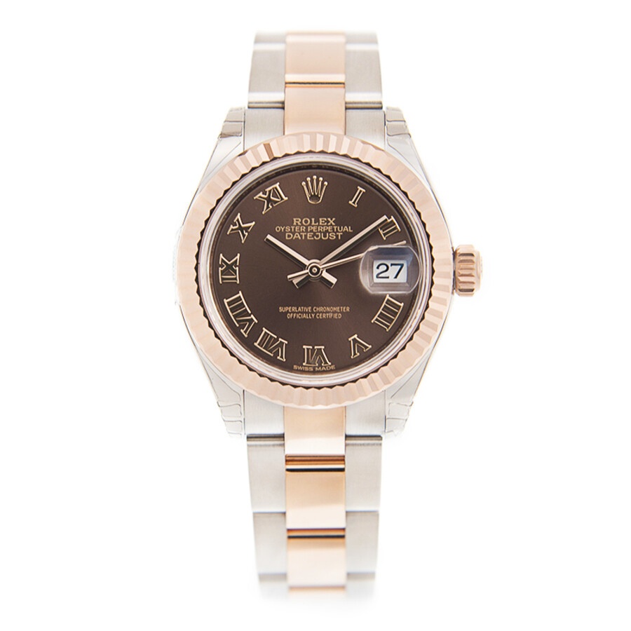 Rolex Lady Datejust 28 Automatic Brown Dial Ladies Watch 279171 BRRO - 3