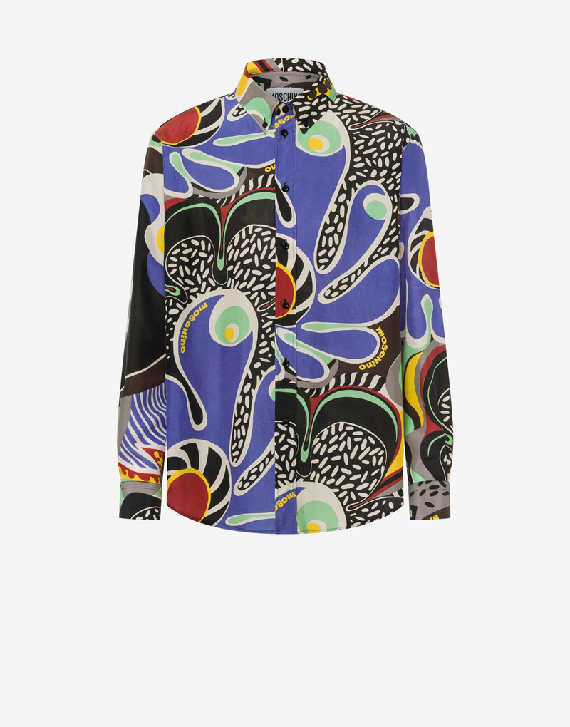 PSYCHEDELIC PRINT HABOTAI SHIRT 1