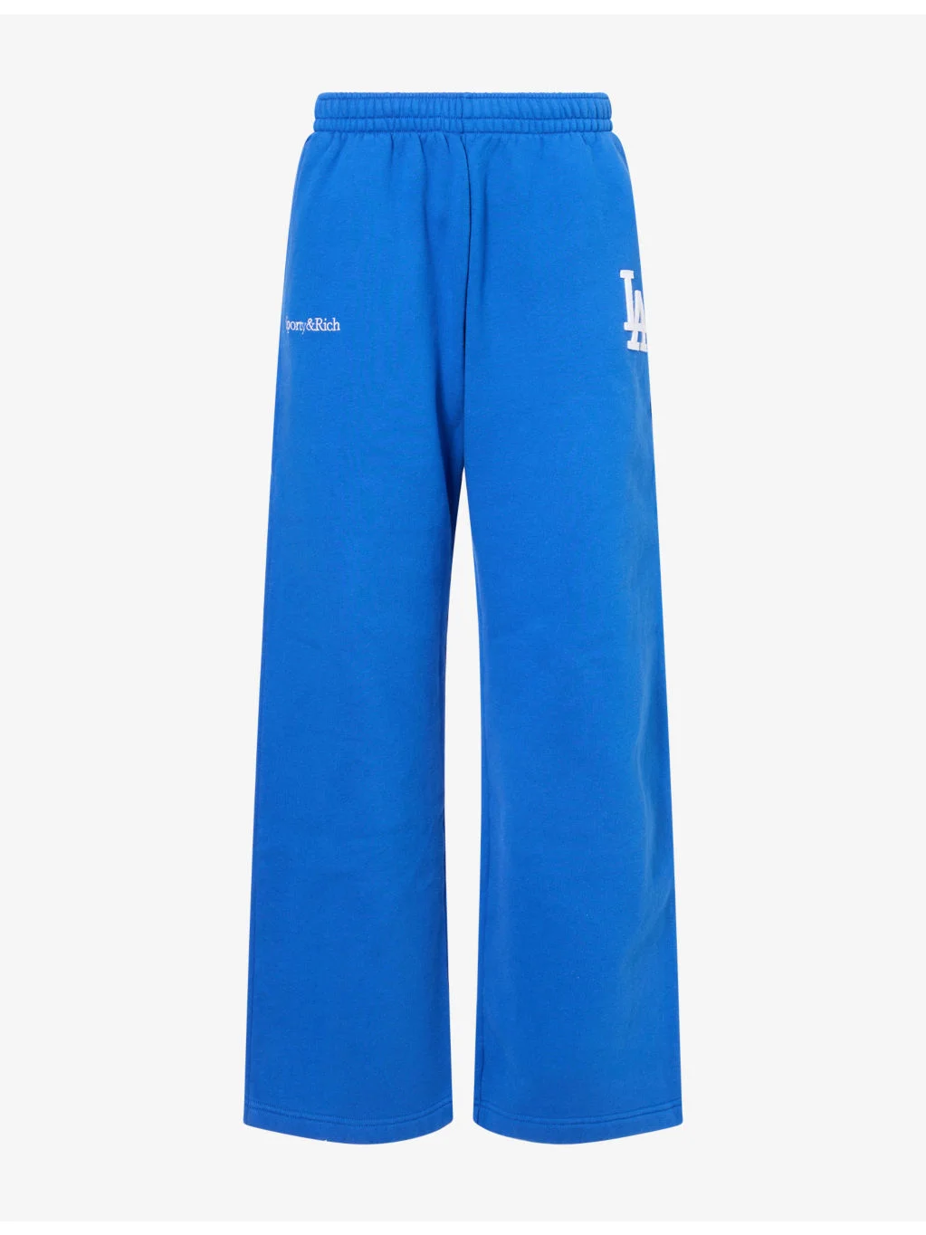 LA Serif Wide-Leg Cotton Jogging Bottoms - 1