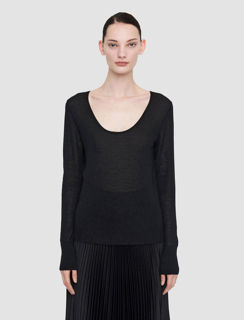 Cashair Scoop Neck Jumper 3