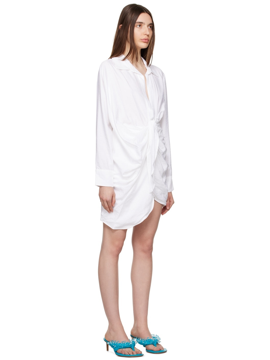 White Le Papier 'La Robe Bahia' Minidress - 2