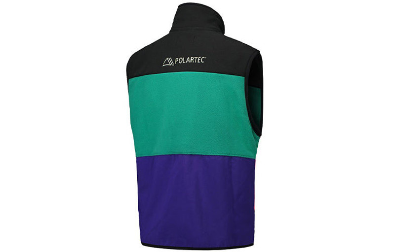 Jordan Air Jordan Winter Utility Color Velvet Warm Leisure Waistcoat Men Black And Green Purple CW5985-010 outlook