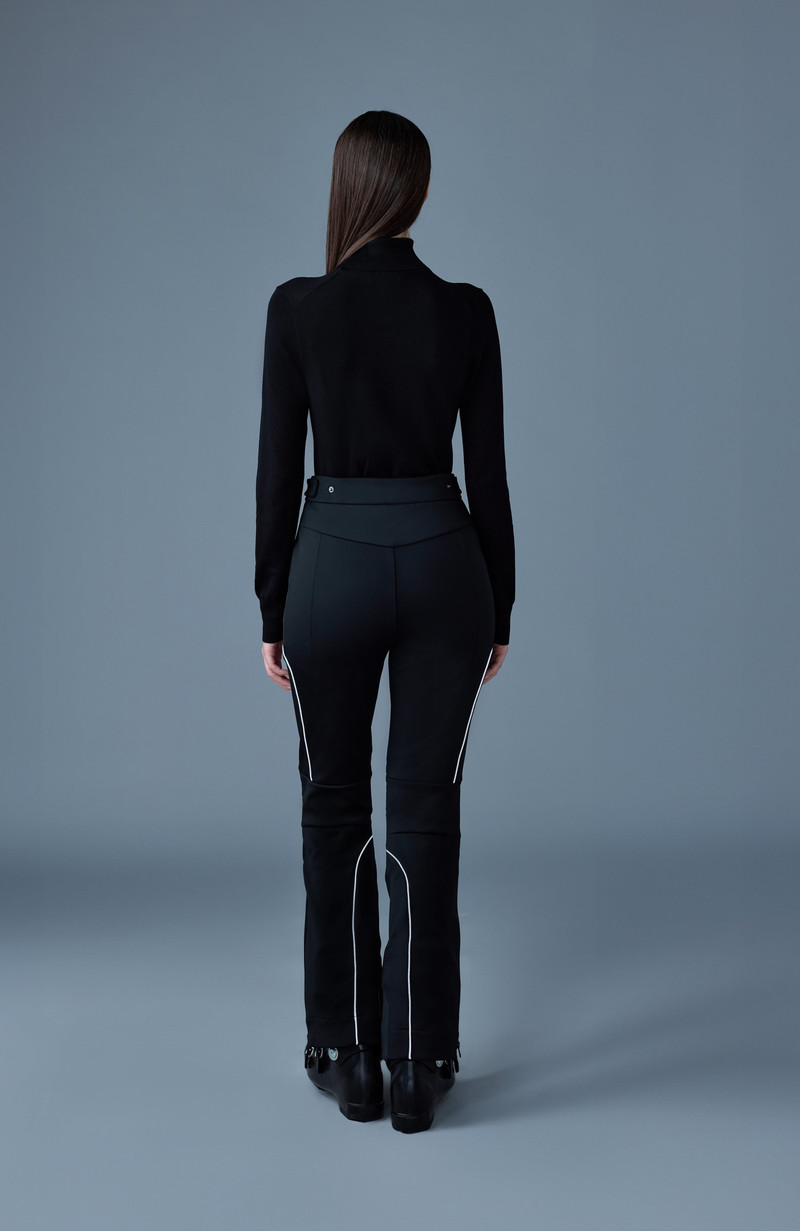 MAIKA Techno Fleece ski pants with articulated knees and smocked detail 4