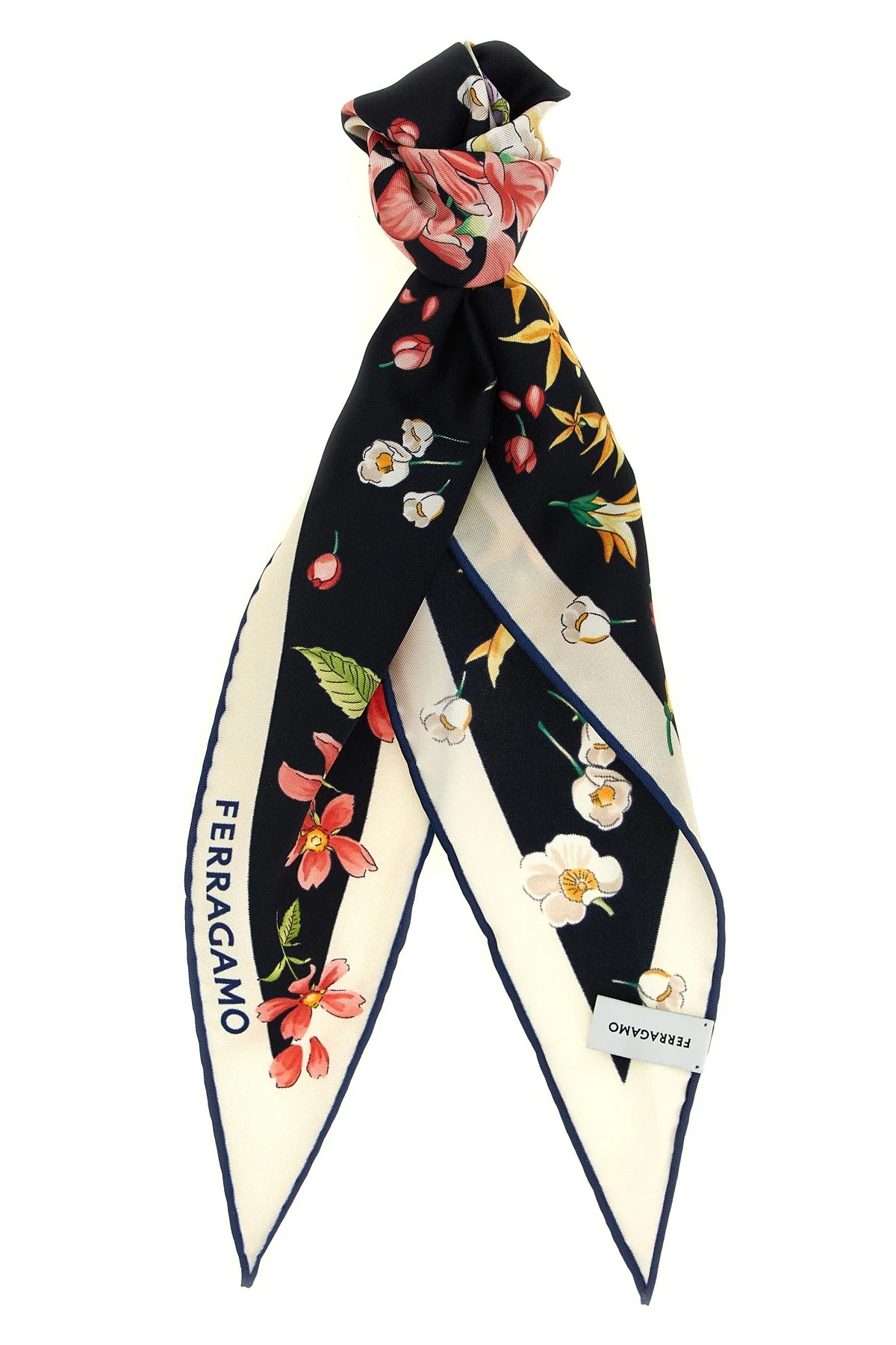'Primavera' Print Diamond Scarf - 1