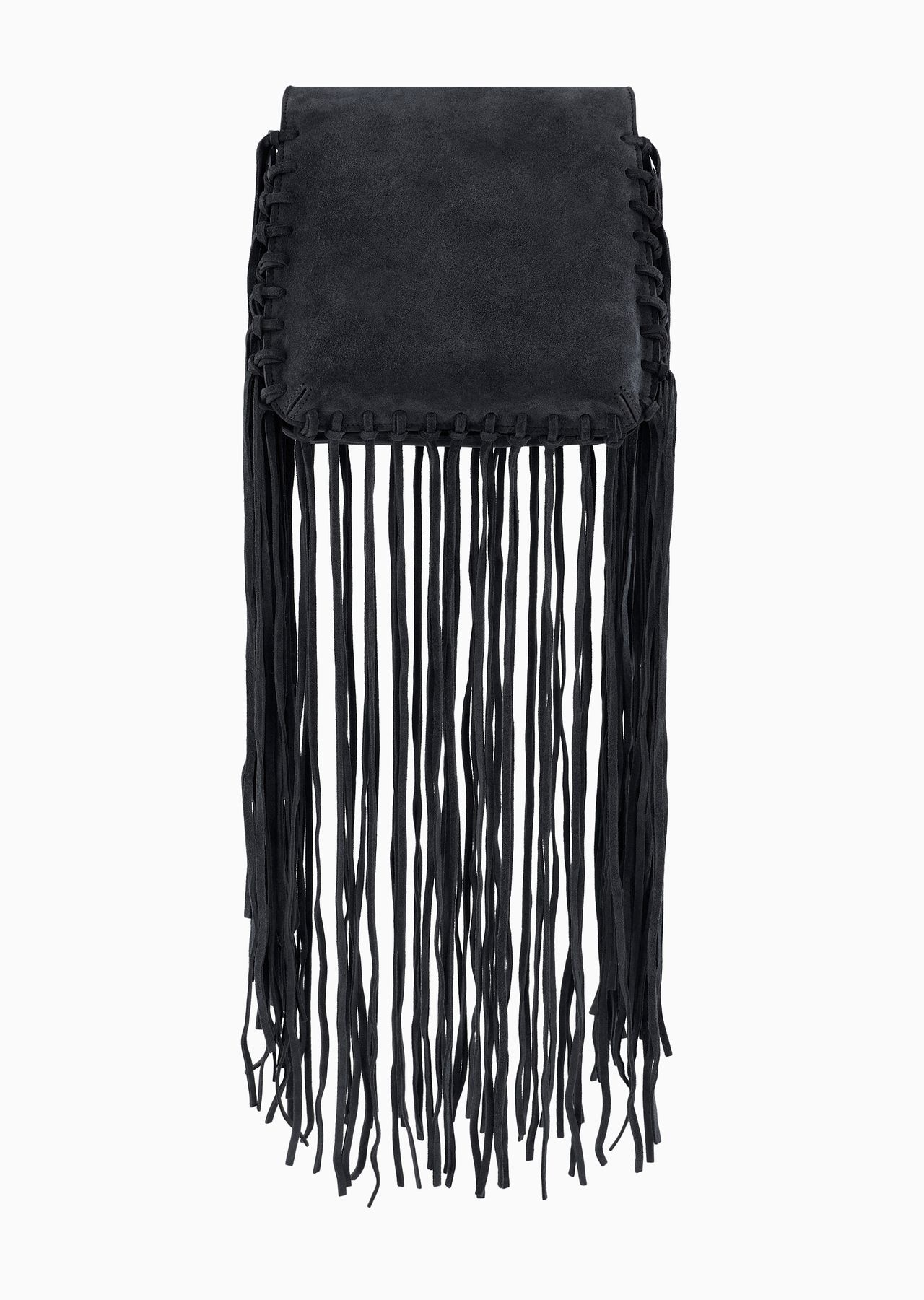 La Prima fringed suede bag - 4