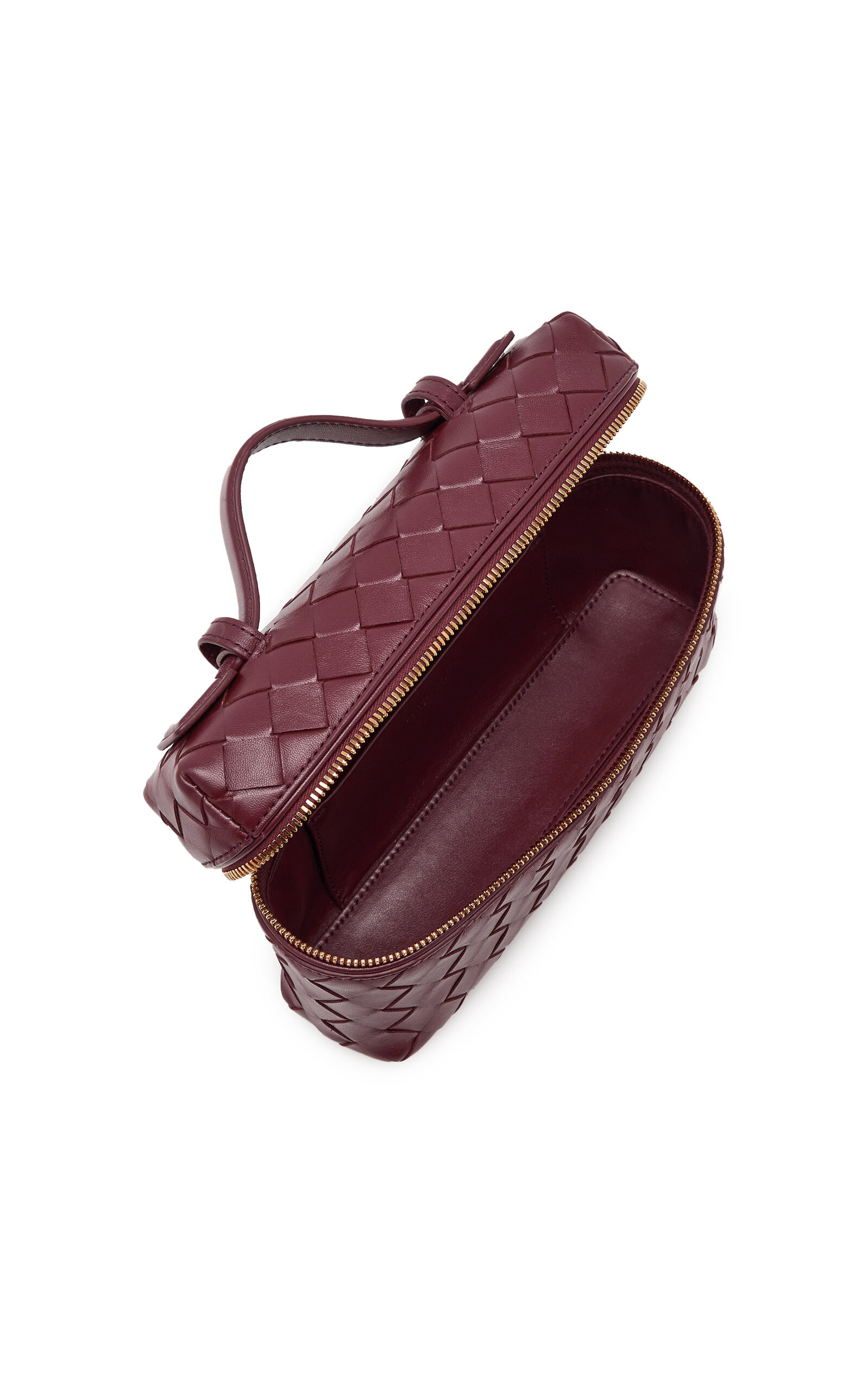 Bang Bang Intrecciato Leather Vanity Case burgundy - 7