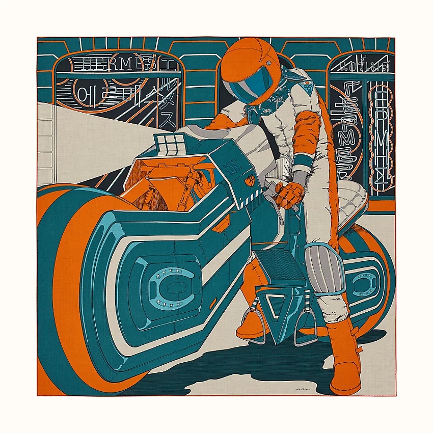 Mysterious Rider scarf 140 - 1