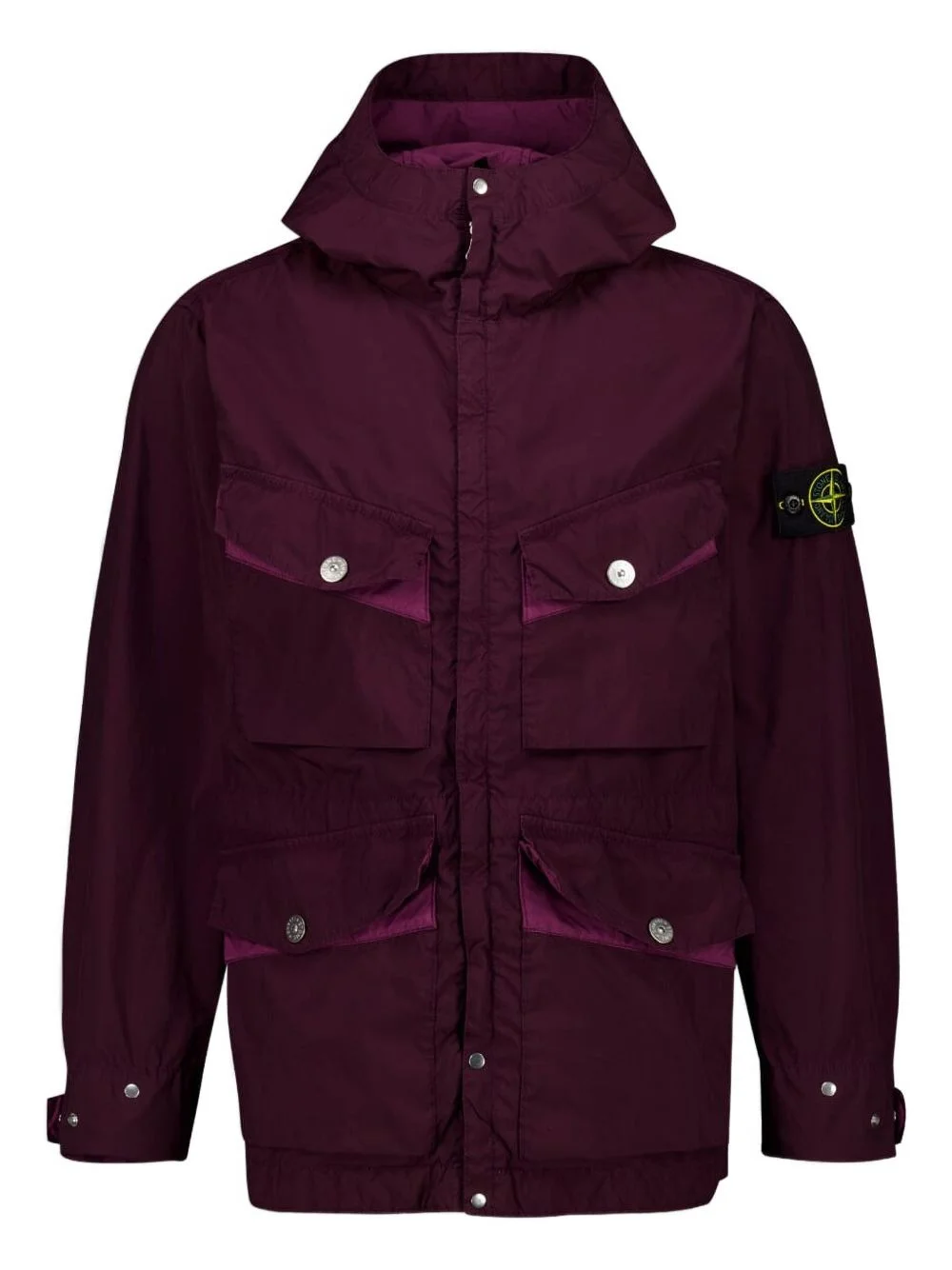 hooded pocket jacket - 1