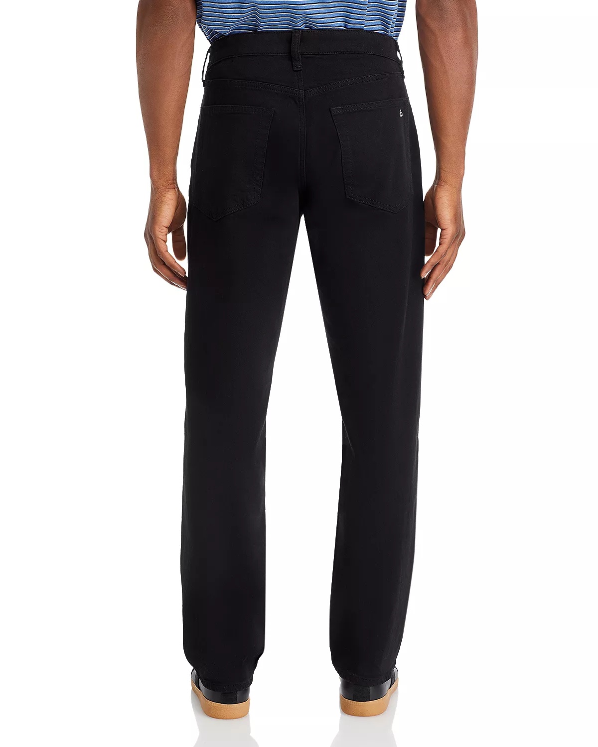 Fit 4 Authentic Stretch Straight Fit Jeans in Black - 4