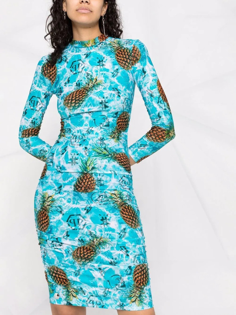 Pineapple Skies short dress 5