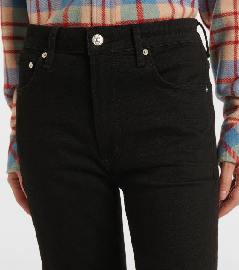 Zurie Long high-rise straight jeans 4