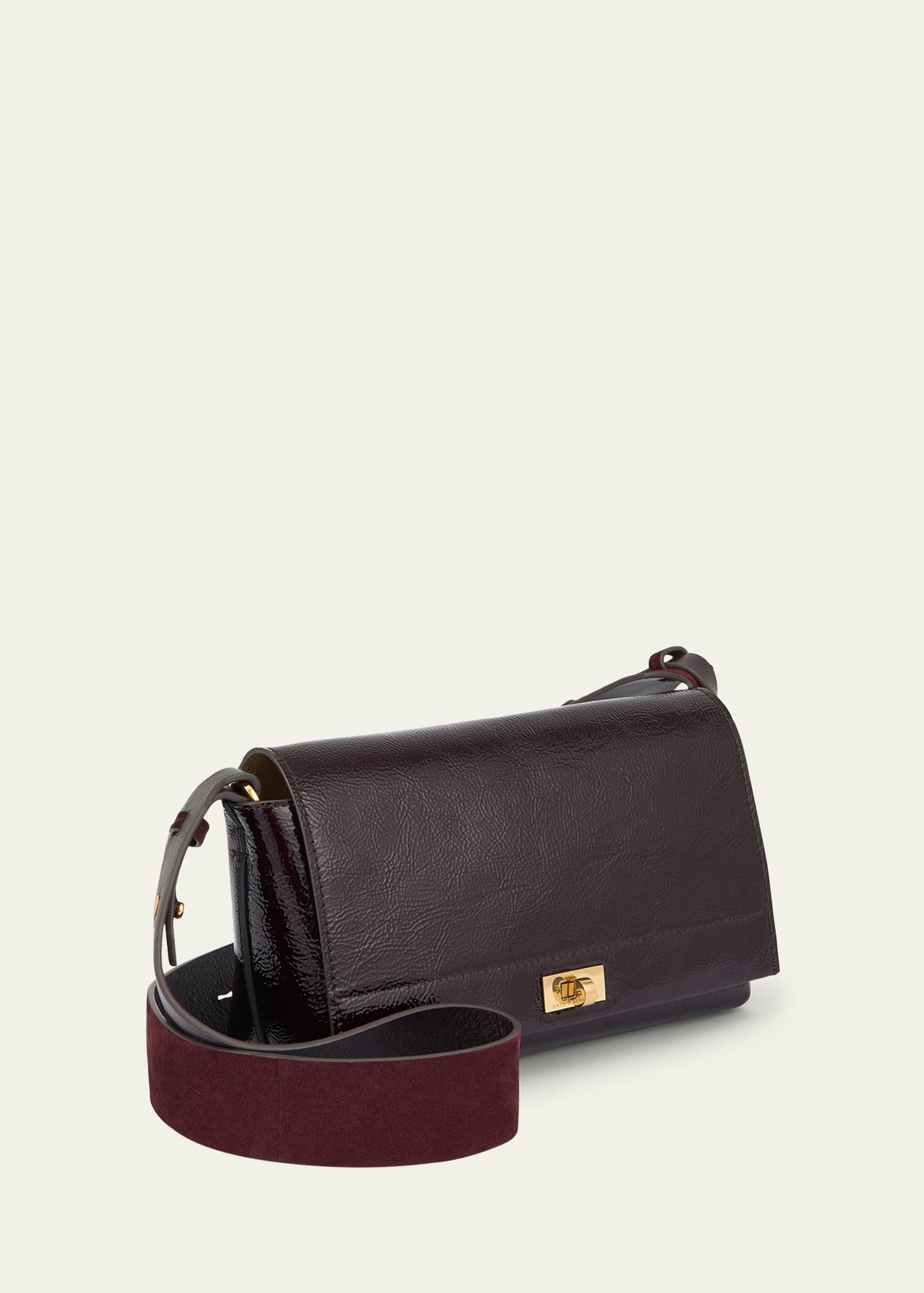 Mortimer Flap Patent Leather Crossbody Bag - 4