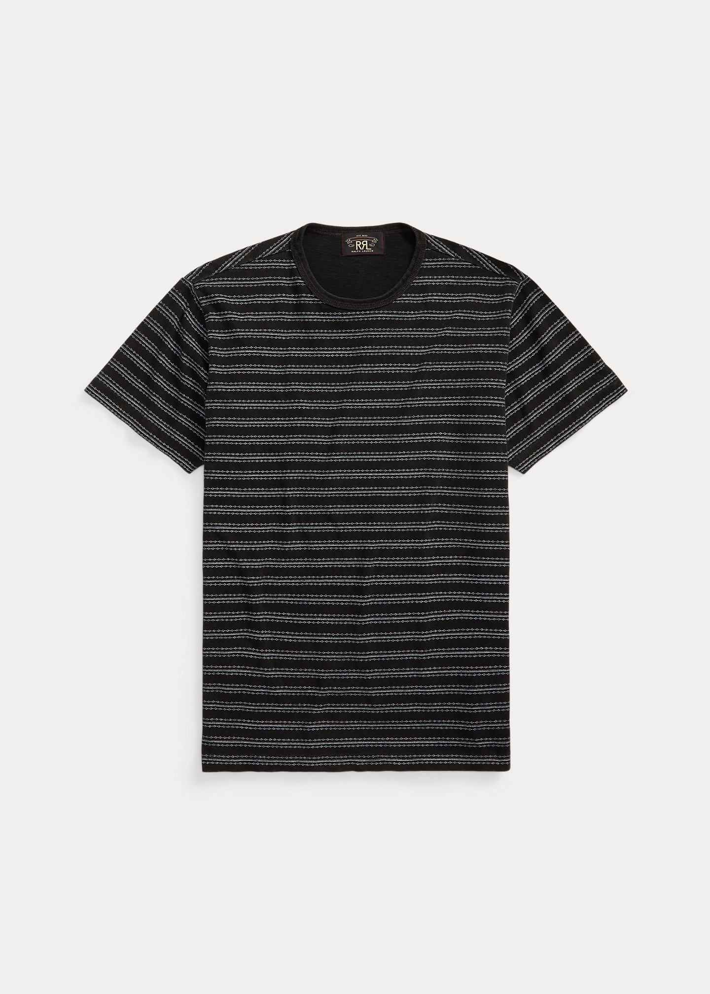 Striped Jersey Crewneck T-Shirt - 1