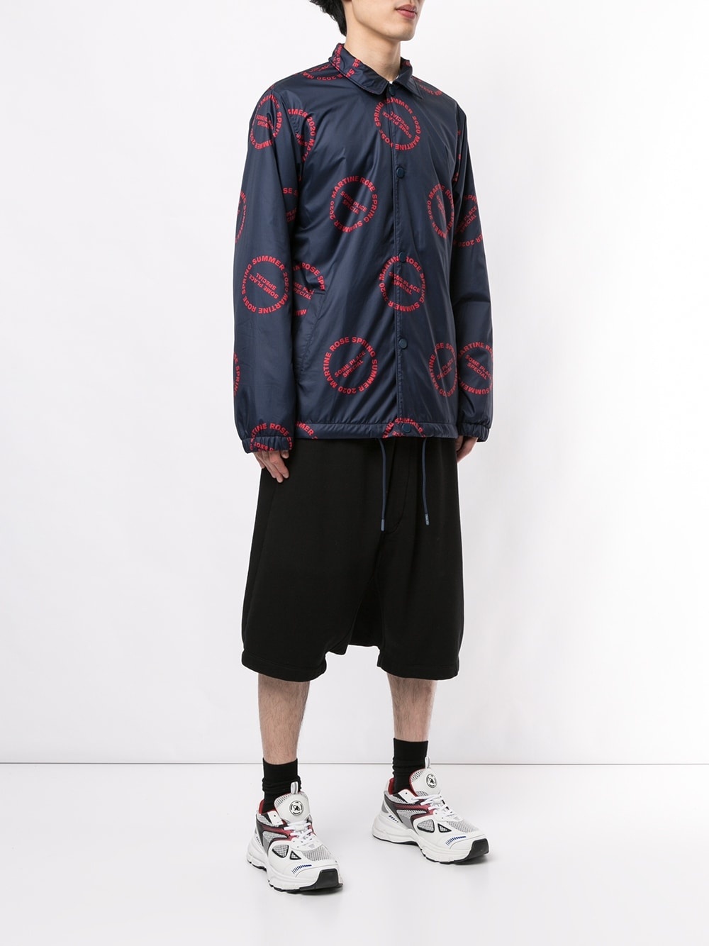 logo print bomber jacket - 3