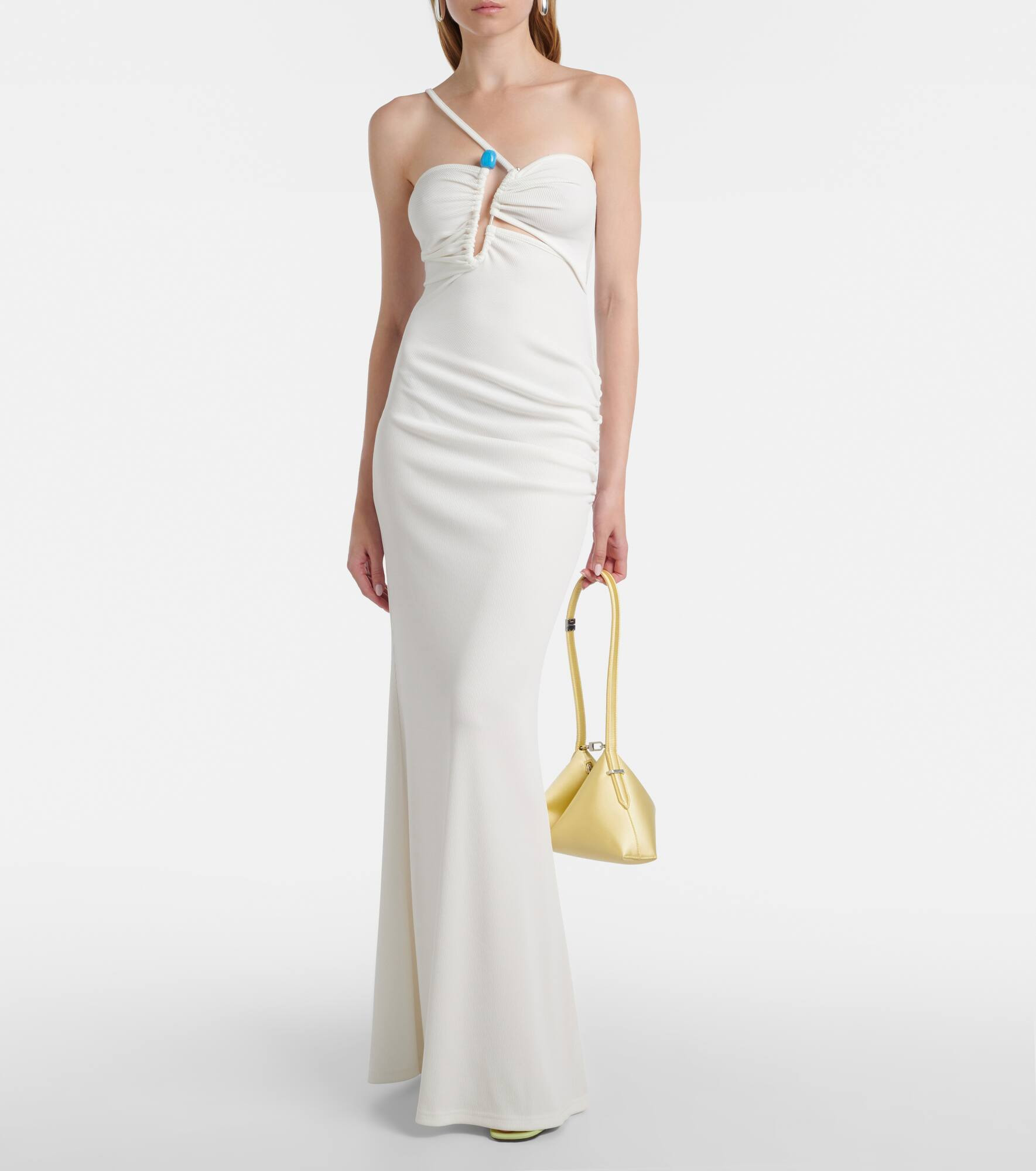 Crystal Pin Cutaway embellished maxi dress - 2