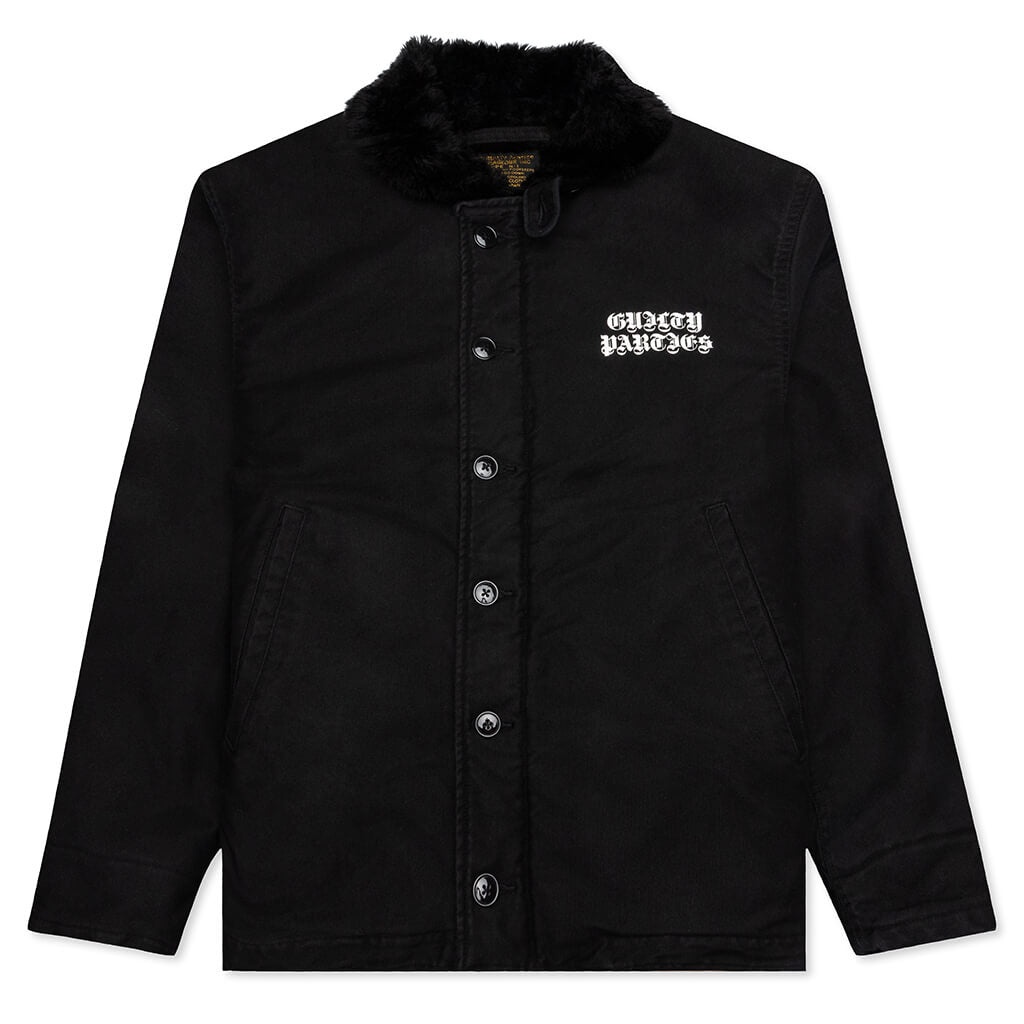 WACKO MARIA N-1 DECK JACKET-A TYPE-4 - BLACK