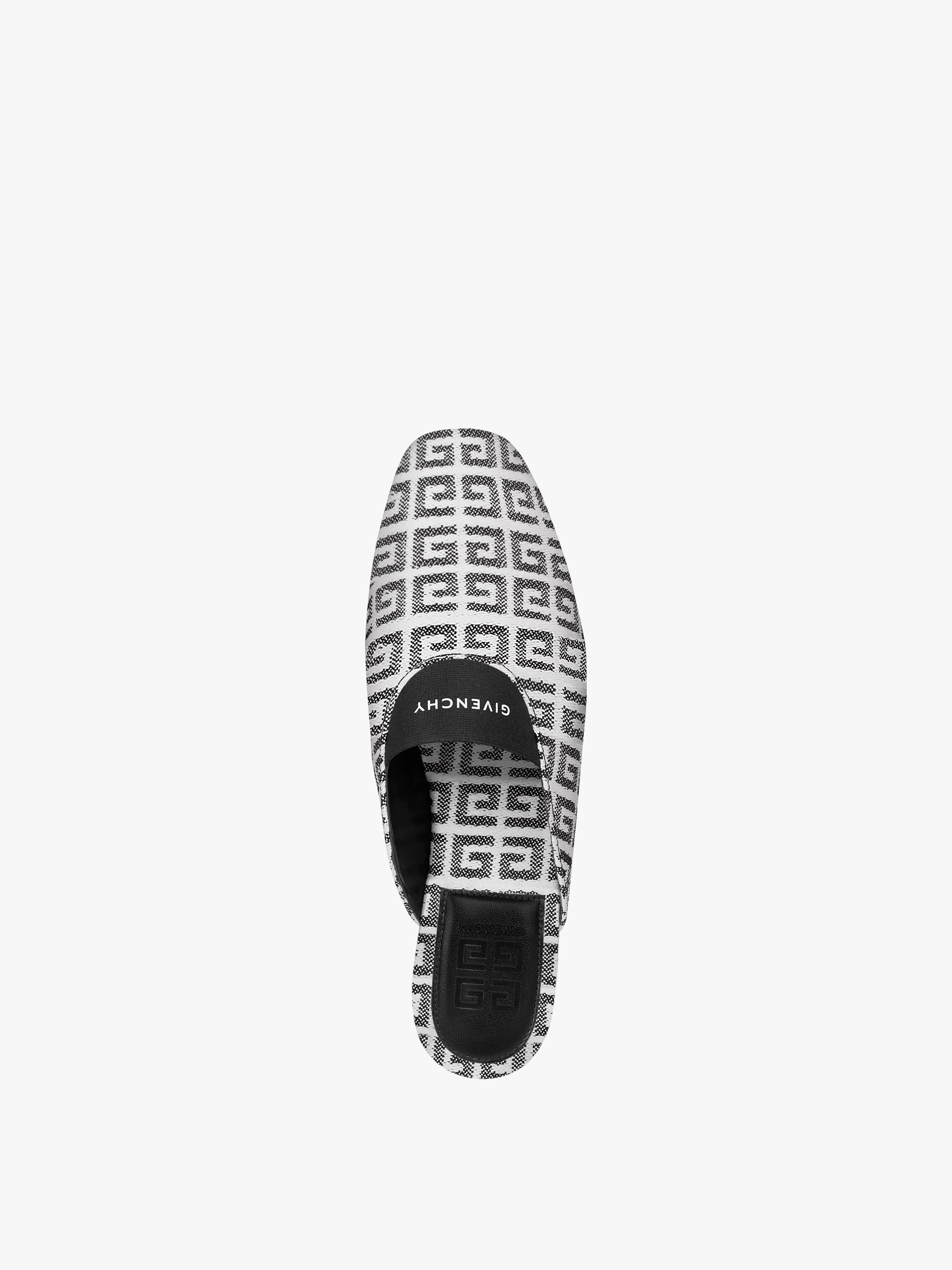 GIVENCHY FLAT MULES IN 4G JACQUARD - 4