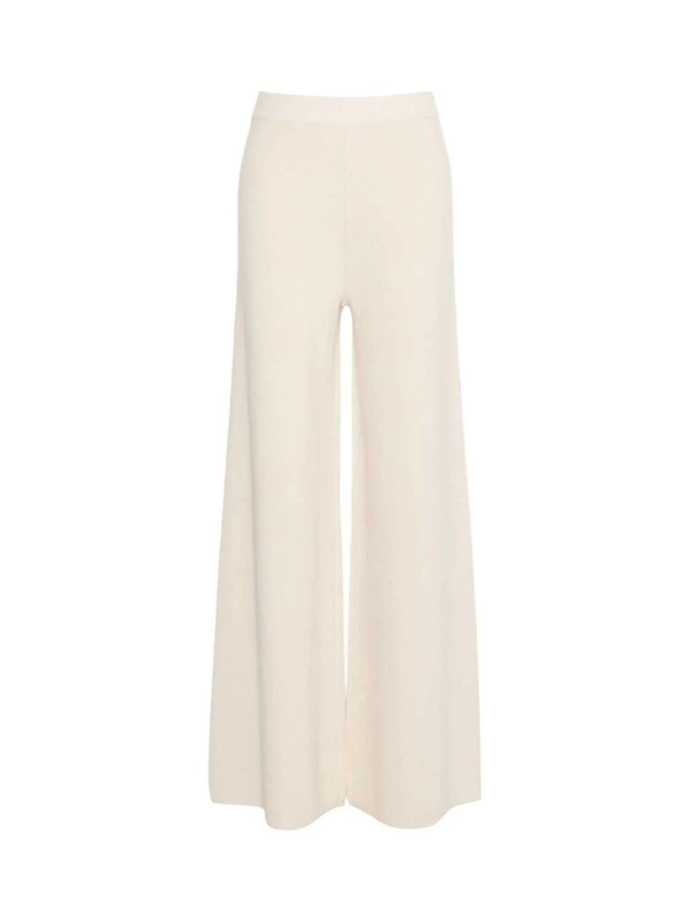 Max Mara Women Wide-Leg Wool And Cashmere Blend Trousers - Beige - 1