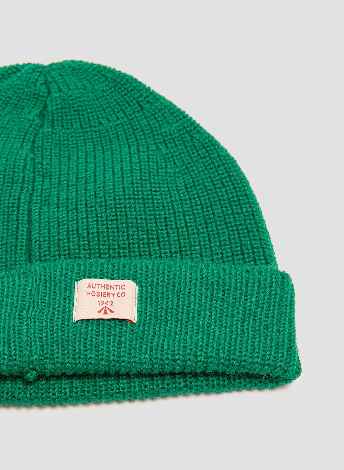 Solid Beanie in Deck Green - 3