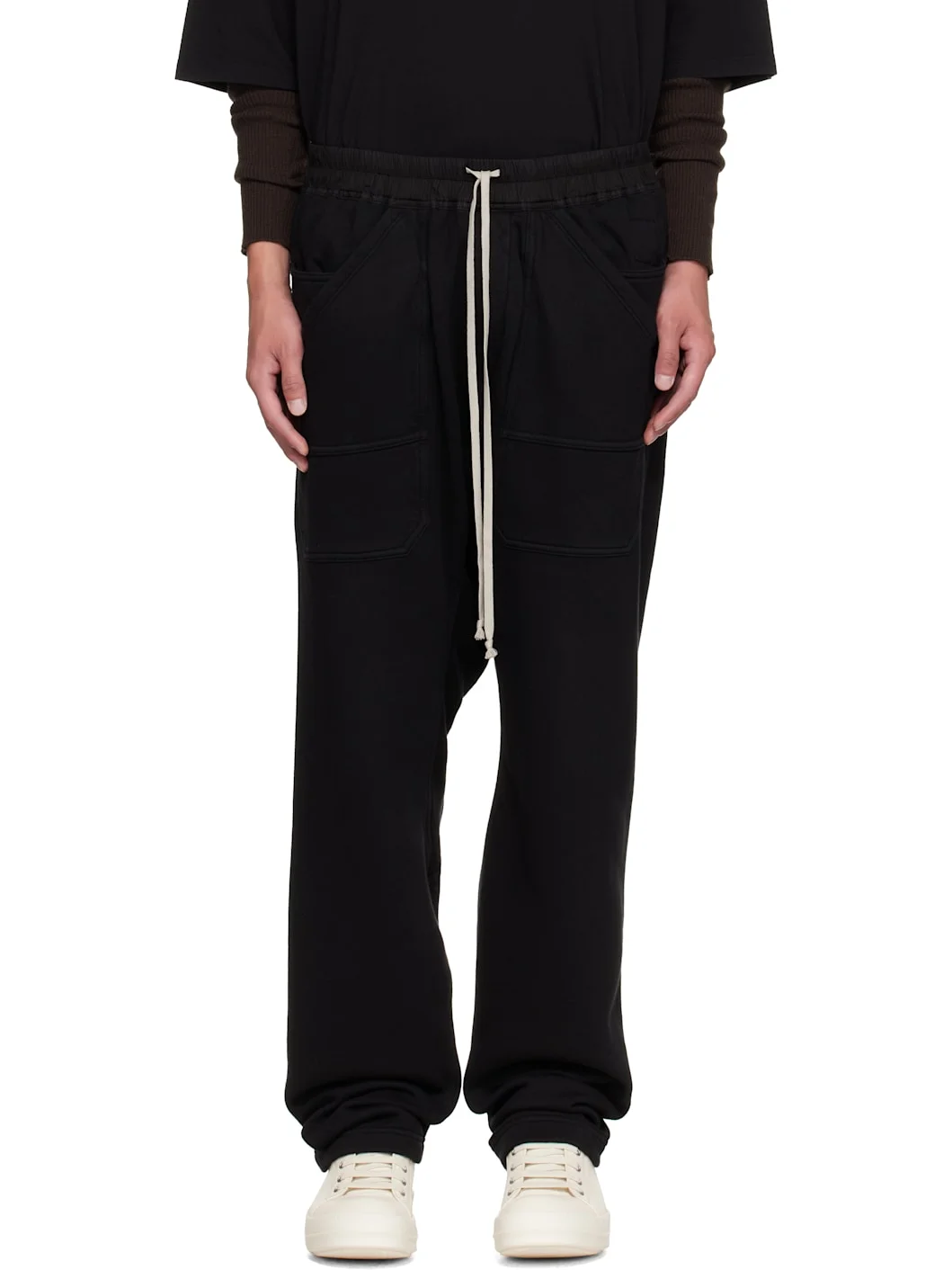Black Tower Classic Drawstring Cargo Pants - 1
