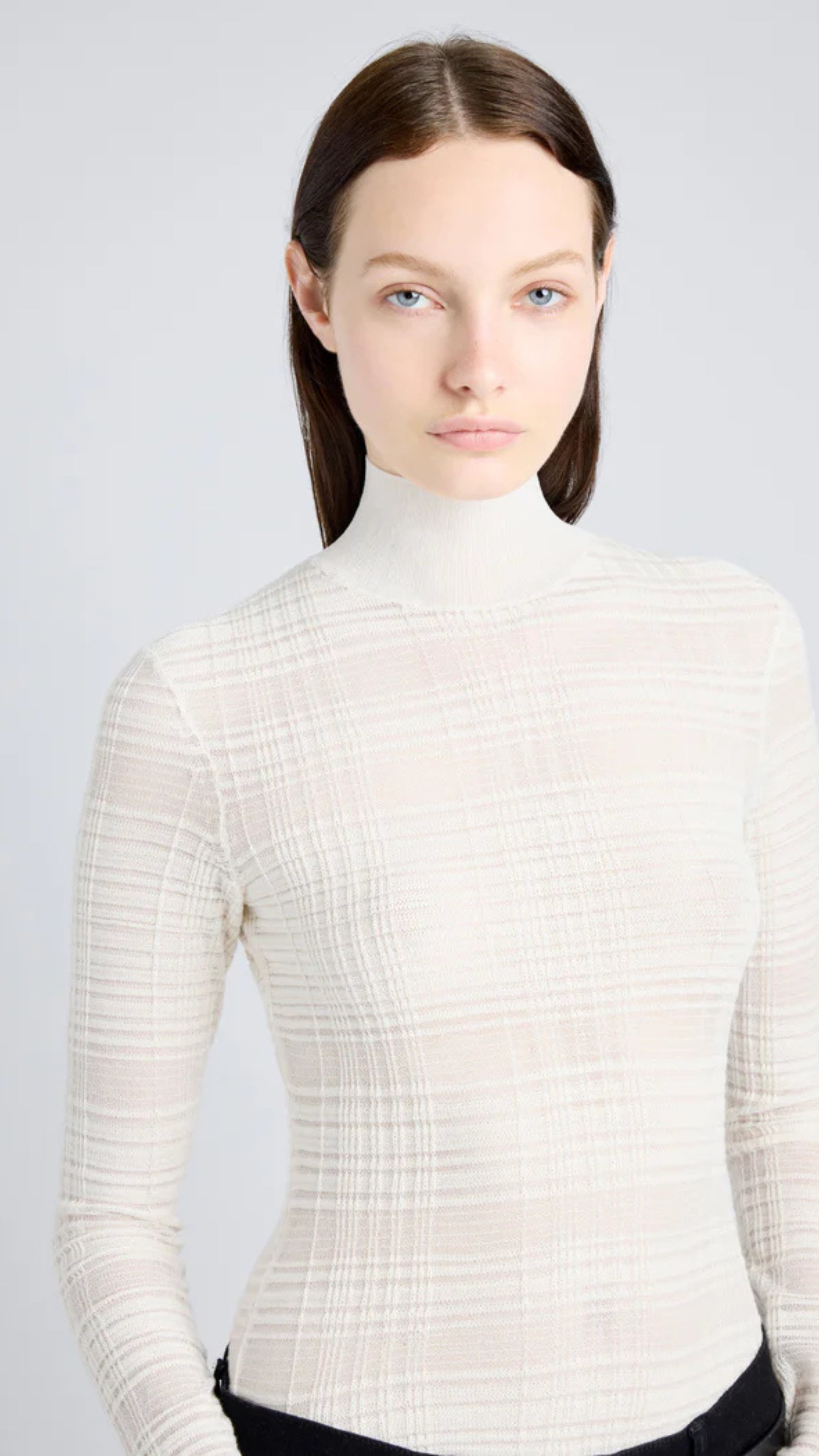 Stefanie Sweater in Plaid Knits - 6